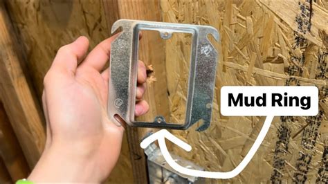 how to fill empty electrical box mud over|electrical box cover.